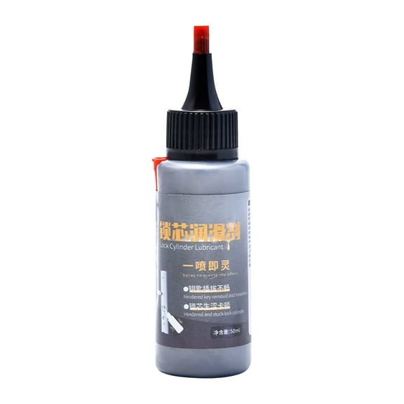 Graphite Lubricant for Locks, High Purity Door Hinge Powder Lubricant, 50ml User Friendly Lock Lubricant, Portable Graphite Lubricant for Door Window Guides