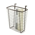 thumbnail image 6 of iDesign Bronze Axis Over the Cabinet Waste or Storage Basket, 6 of 6