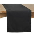 thumbnail image 1 of Chemin de Table Oblong Quotidien Design Décontracté 16 x 72 Po , Noir, 1 of 1