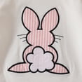 thumbnail image 5 of Juslio 2-Piece Kids Cotton Girls Crew Neck Cute T Shirts Tops+Striped Shorts Comfortable Breathable Outfits Sets 6 Years, 5 of 9