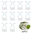 thumbnail image 1 of EIMELI 50Pcs Climbing Plant Fixture Clips Garden Vines Sticky Clips Wall Vines Fixed Holder, 1 of 10