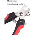 thumbnail image 1 of SHENMO Professional Pet Dog Claw Trimmer, Ergonomic Large Size Scissors for Cats Claws with Guard, Sharp Nail Clipper with Nail File, Grooming Kit (Red, L), 1 of 5