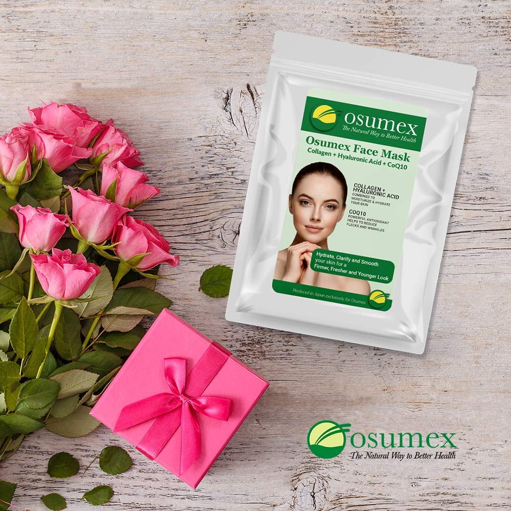 Osumex Perfecting Face Mask 3 Pack (New and Improved Formula) - Hydrating Collagen Face Masks, Moisturizing Face Mask, Sheet Face Masks, Anti Aging for Dry Skin, Sheet Masks Skincare