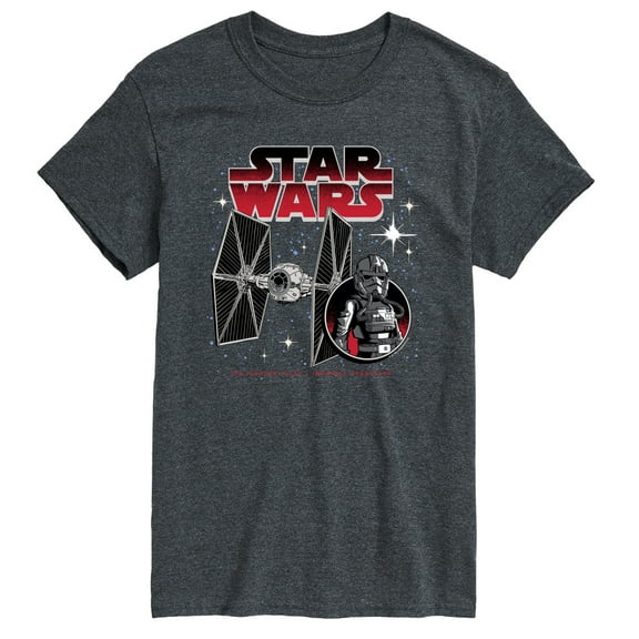 Star Wars - Tie Fighter And Pilot - Men's Short Sleeve Tee