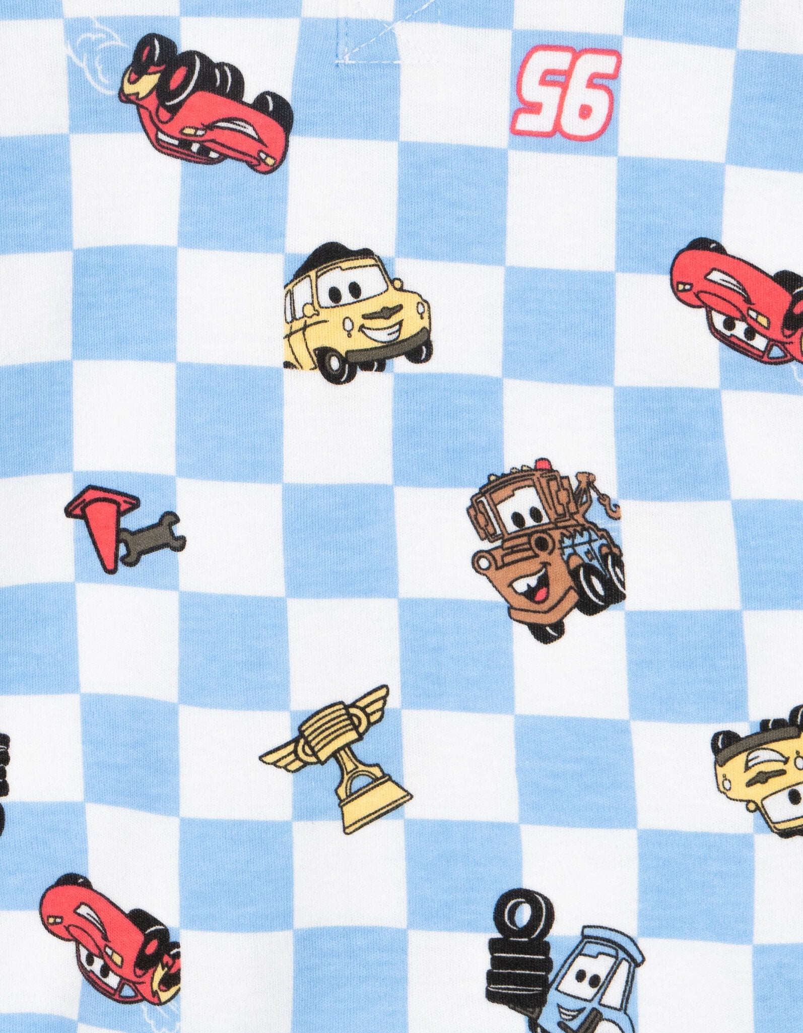 Disney Cars Baby Boys' One Piece Romper Set Cars Red Blue