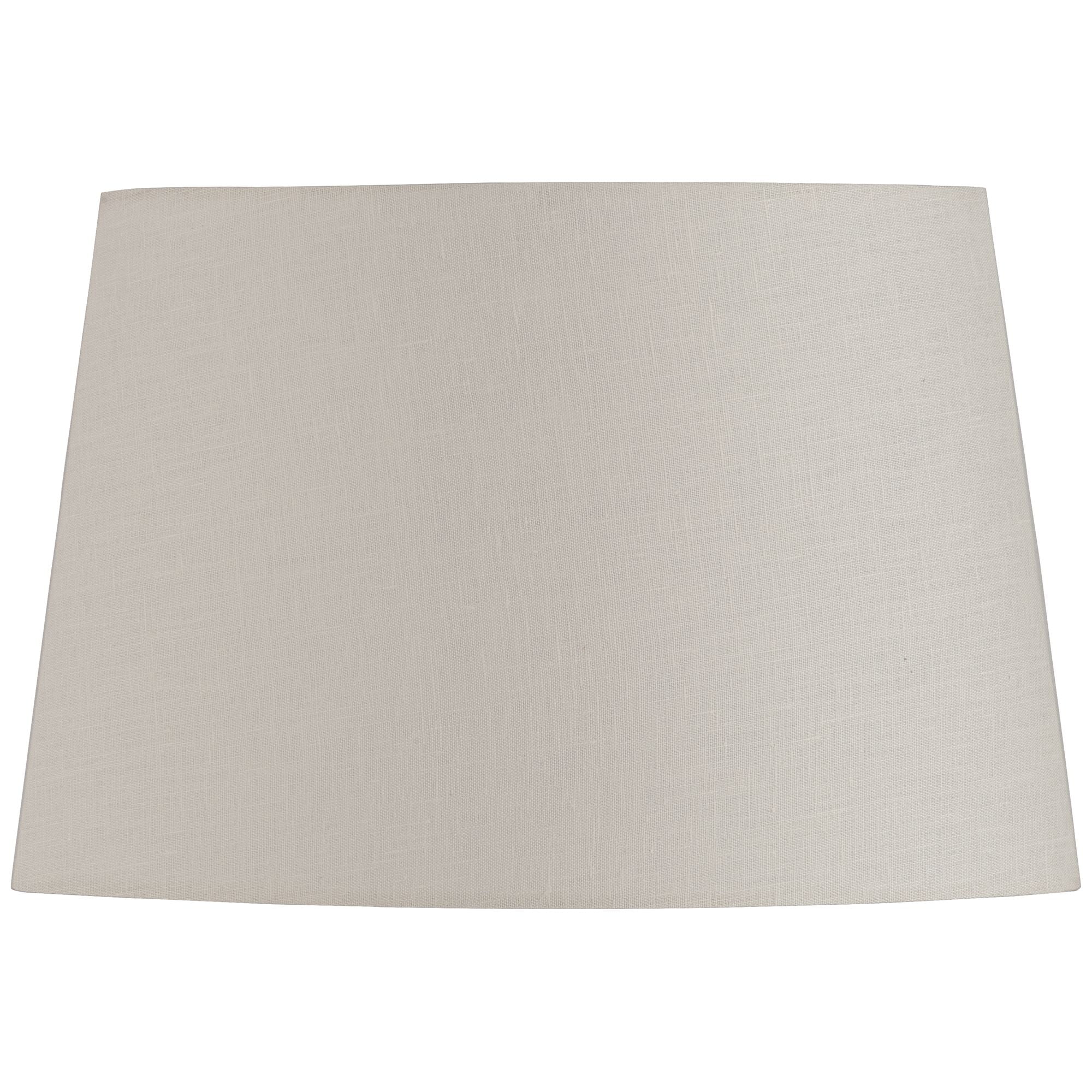 Springcrest Ivory Medium Modified Oval Lamp Shade 12.5" Wide and 10" Deep at Top x 15" Wide and 11" Deep at Bottom x 10" Height (Spider) Replacement
