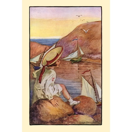 I set my boats upon its waves and float them on its tides    Art from Rhyme of the Golden Age 1908  Illustrated by George Reiter Brill  George Reiter Brill was one of the best known American (Best Prop For My Boat)