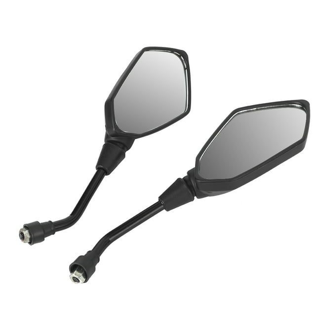Espejo De Motocicleta Espejo Retrovisor De Motocicleta Par De Modificación De Motocicleta Espejo Retrovisor Universal Accesorio De Motocicleta Black8mm ANGGREK Accesorios