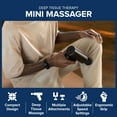 thumbnail image 2 of Sealy Massage Gun for Neck, Shoulder & Neck Pain Relief, Deep Tissue Massager w/ 4 Heads, Black, 2 of 5