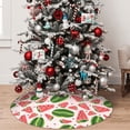 thumbnail image 5 of Rateoe Watermelon Print Christmas Tree Skirt 36" for Xmas Holiday New Year Party Circle Tree Mat Ornaments Decoration, 5 of 7