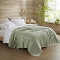 thumbnail image 1 of 1-Piece King Rayon Blanket, Sage Green, 1 of 5