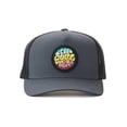 thumbnail image 1 of Rip Curl Curve Peak, Structured Trucker Hat, Mesh Snapback Baseball Cap for Men, Adjustable, Washed Black 244, One Size, 1 of 2
