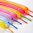 thumbnail image 4 of Inteprter Globos de látex para toda ocasión Extra largos y elásticos Seguros Colores brillantes Inflados a 75-86 cm Adecuados para todas las Kits de decoración para fiestas, 4 of 6
