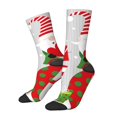 thumbnail image 1 of Balery Christmas Gnome With Love Calcetas Largas con Estampado para Hombre y Mujer – Suaves y Transpirables, Talla Única (US 5-11), 1 of 6