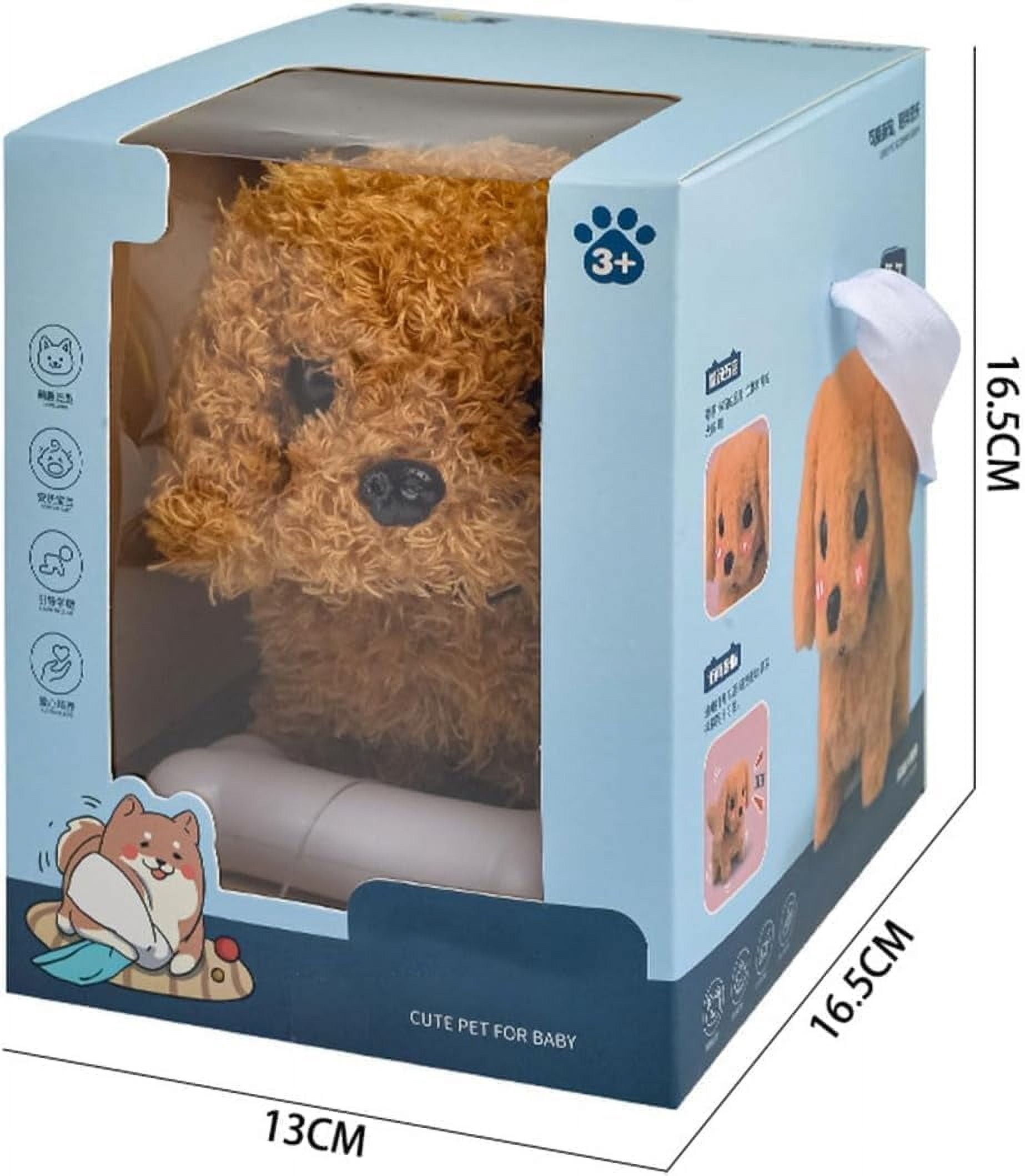 Chiot Robot Réaliste Lunafex Toby - 2025, Interactif, Marche Et Aboie - Cadeau Pour Adultes, Compagnon AI Sans Entretien