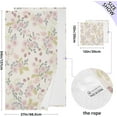 thumbnail image 3 of Dreamtimes Wild Flowers Soft Cotton Towel Sets 2 Piece, 1 Bath Towel 1 Hand Towel Quick Dry Highly Absorbent Bath Towels Washcloths for Bathroom, Gym, Hotel, and Spa, 3 of 7
