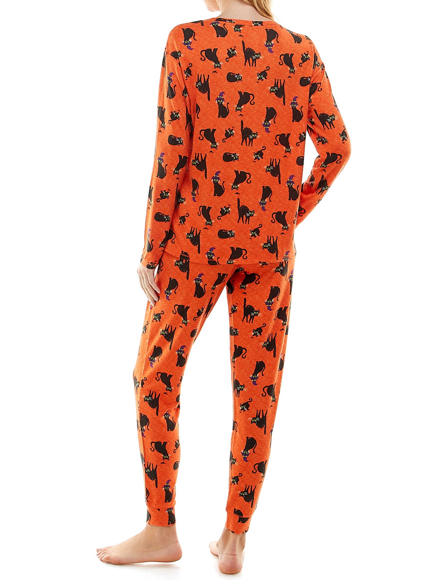 Way To Celebrate Women's Halloween Pajama Set, Sizes XS to 3X