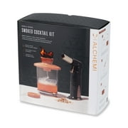 Viski Single Serve Smoke Cocktail Kit with Glass and Torch - 5 Piece Set