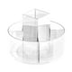 thumbnail image 2 of Caja de almacenamiento de cosméticos transparente giratoria de 360 degree, soporte para maquillaje, accesorio Cuadrado de una sola capa, 2 of 3