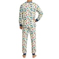 thumbnail image 6 of Fgnfyis Family Christmas Pajamas Dinosaur Print Long Sleeve Soft Cozy 2 Piece Pajamas Set Tops Pants Sleepwear, 6 of 8
