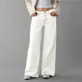 thumbnail image 6 of Women Jeans Baggy Jeans Wide Leg Jeans Trendy Stretchy Straight Leg Jean Loose Casual Denim Pants Jeans For Women, 6 of 6