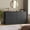 Black, variant on Black Double Dresser with 6 Drawers for Bedroom, Wood Large Chest of Drawers Storage Tower
