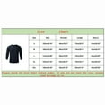thumbnail image 2 of AWZXDE Men's Warm Solid Crewneck Sweatshirt, Comfort Wear Alone Long Sleeve Pullover for Casual Style Navy,XXL, 2 of 4