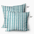 thumbnail image 3 of 20" x 20" Simply Daisy Watercolor Stripe Decorative Throw Pillow, 3 of 3