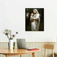 thumbnail image 2 of Nawypu Innocence Virgin Mary Baby Jesus Lamb By William-Adolphe Bouguereau Poster Canvas Print Wall Art Modern Room Living Room Bathroom Kitchen Bedroom Decor 16×20inch, 2 of 3
