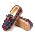 thumbnail image 4 of Dearfoams Men's Pierce Microsuede Moccasin House Shoe Slipper, 4 of 6