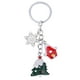 thumbnail image 2 of del Tema de Navidad Colgante de Árbol de Navidad Santa Claus Regalos para Mujeres Chicas CUTICAT  Llavero de Santa Claus, 2 of 7