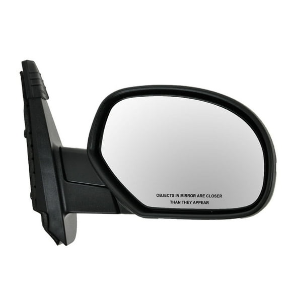 TRQ Manual Side View Mirror Textured Passenger Right RH for Chevy GMC Truck MRA05751