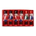 thumbnail image 2 of Conjunto de adornos de Cascanueces de Navidad, Cascanueces de escritorio, figuras de Cascanueces de madera de Navidad para gabinete perfecl Figuras de Cascanueces, 2 of 5