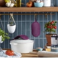 thumbnail image 2 of KitchenAid Ribbed Soft Silicone Pot Grabber 2-Pack Set, Beet, 5"x8", 2 of 6