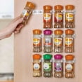 thumbnail image 2 of 4 Pcs Kitchen Spice Jar Rack Wall-Mounted Adhesive Seasoning Bottles Holder Cabinet Door Hooks Spice Bottle Hanging Clip, 2 of 6