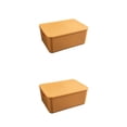 thumbnail image 4 of Billuyoard Cesta para debajo del estante de alta capacidad para almacenamiento organizado - Cestas de almacenamiento debajo del estante cubierto de oro 26*18*8cm 2Conjunto, 4 of 6