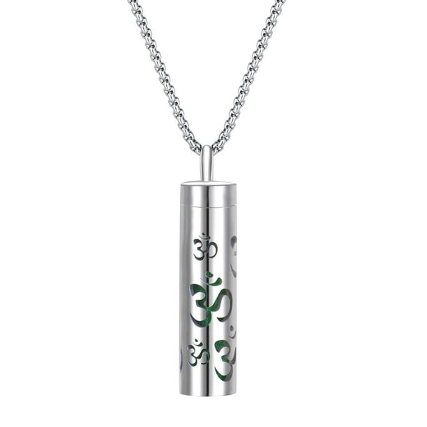Aromatherapy Oil Diffuser Necklace, Aromatherapy Pendant Necklace, Vintage Open Locket Aroma Perfume Necklace For Men Women