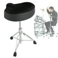 thumbnail image 4 of 15in PU Leather Adjustable Tripod Drum Chair Stool Stick Instrument Accessories, 4 of 8