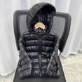 thumbnail image 3 of Luvrsol Girls Box‑Quilted Hooded Puffer Jacket, Zip‑Up Lightweight Kids Cold‑Weather Outerwear 100-160, 3 of 7