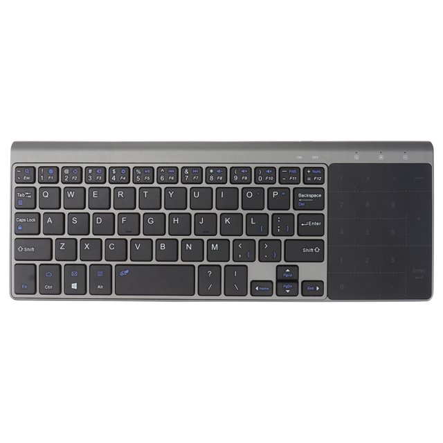 MasteelfCA Wireless Computer Keyboard 2.4GHz Touchpad Number Pad Supply No Battery