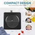 thumbnail image 3 of Placa calefactora de un solo quemador Aroma Housewares AHP-303, negra, 3 of 5
