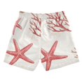 thumbnail image 7 of FORMRS Boys Swim Trunks Quick Dry Mesh Liner Boardshorts Sizes XS-XL, White Starfish, 7 of 7