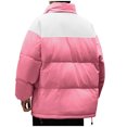thumbnail image 3 of Lenago Quilted Jackets For Men With High Collar No Hoods Winter Parka Jackets Fleece Lining Thermal Winter Fashion Outerwear Comfortable Cozy Outerwear Thicken Puffer Jackets, 3 of 3