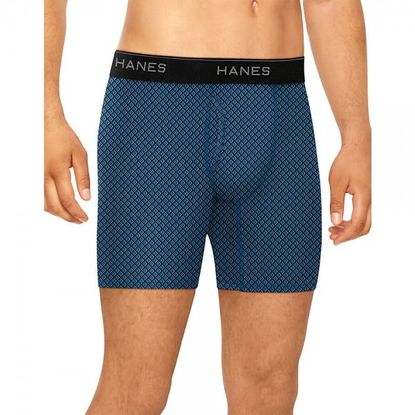 hanes cotton stretch boxer briefs
