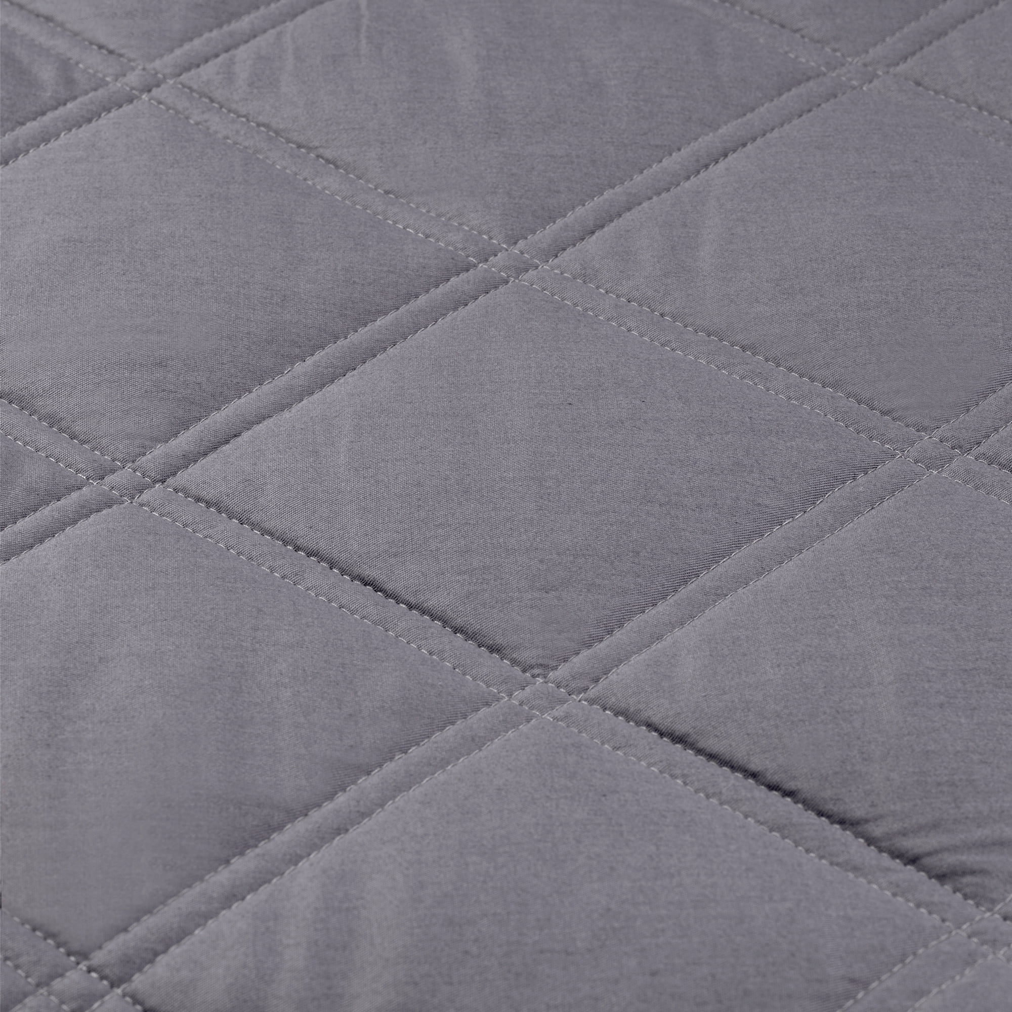 Weighted Blanket (48" x72",15 lbs) Microfiber Weight Blanket to Improve Sleep for People With Anxiety