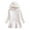 White, variant on KAUOD Girls Cotton Pullover Hooded Dress Long Sleeve Plain Fall Casual Dresses Kids Toddler Soft Lightweight Hoodie Tops
