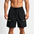 thumbnail image 5 of Aimik Mens Athletic Shorts Elastic Waist Mens Sport Shorts Summer Quick Dry Active Shorts for Running or Workout, 5 of 5