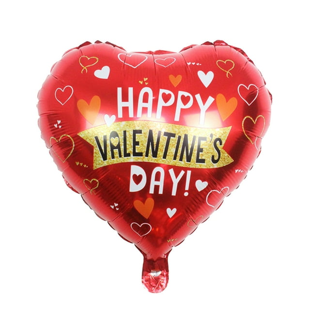 LCXmlly Ballon Décoratif Cœur Romantique Ballon Gonflable Réutilisable Décoration Joyeuse Saint-Valentin (2 Pcs)