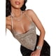 thumbnail image 3 of SAYOO Chaleco de cintura brillante para mujer SAYOO  moda, 3 of 3