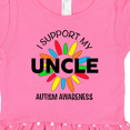 thumbnail image 3 of Inktastic I Support My Uncle Autism Awareness Girls Toddler Dress, 3 of 4
